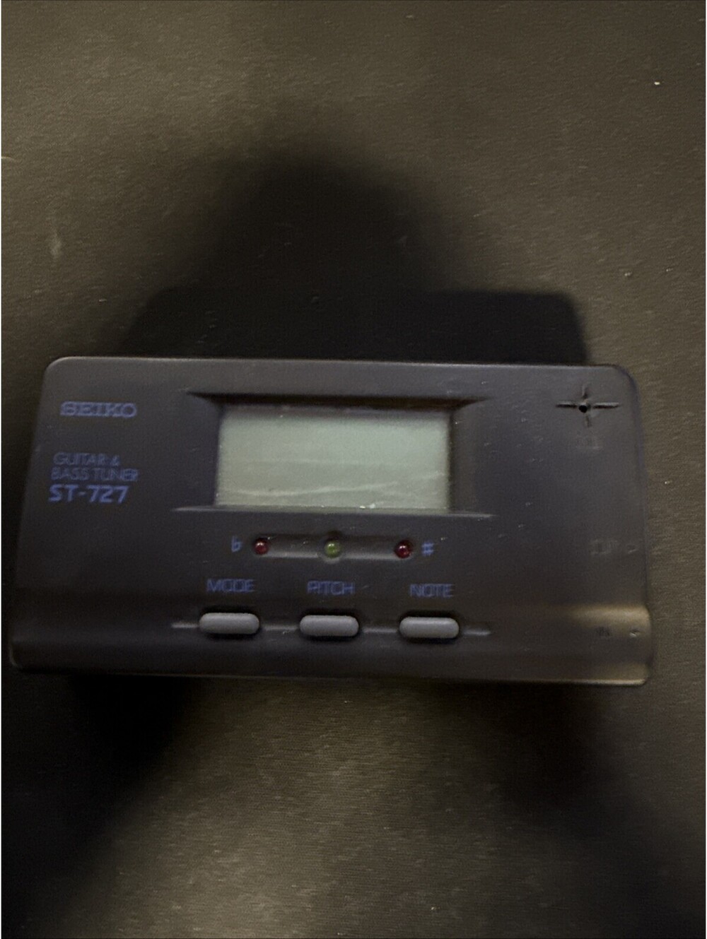 Seiko ST-727 Guitar and Bass Tuner ( No Battery ) Tested and Working